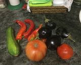 Foto del paso 1 de la receta: Alboronía de verduras con boletus edulis y manzanas