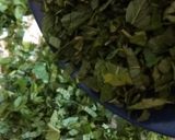 A picture of step 2 of No Masala Mint (Pudina)- Coriander (Dhana) Parathas.