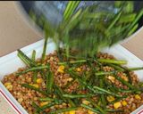 Foto del paso 5 de la receta: Ensalada de lentejas con espárragos y huevo