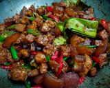 Foto langkah ke 6 dari resep Sambel Goreng Kulit Sapi Masak Pandan ala Chef Muhammad.