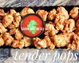 A picture of step 4 of Chicken tender pops.