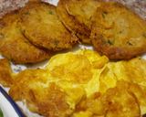 A picture of step 1 of Chicken (shami burger).