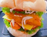 Hình bước làm 7 của món Hamburger Gà Rán