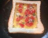 A picture of step 5 of Cheesy Egg Toast.