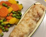 Tonhalas-rizses cukkini recept fázis 6 fotója