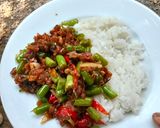 Foto langkah ke 7 dari resep Oseng Buncis Tempe Bosok.