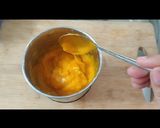 A picture of step 1 of Mango kheer /Firni for fast or vrat.