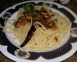 Foto del paso 4 de la receta Espaguetis con gambas al ajillo
