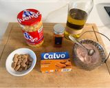 Foto del paso 1 de la receta Hummus con Mejillones en Escabeche