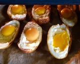 A picture of step 4 of Twice Baked Breakfast Potatoes.
