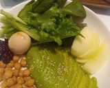 和風醬酪梨鷹嘴豆生菜盤的食譜步驟2照片