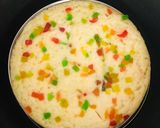 A picture of step 10 of Eggless Rava cake.