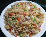 Hình bước làm 4 của món Cơm chiên ngẫu hứng