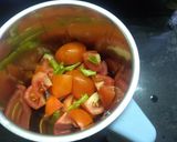 A picture of step 1 of Gobi Aloo Matar ki Sabzi / cauliflower,potato,pea veg.