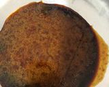 A picture of step 4 of Eggless Christmas cake.