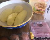 Foto del paso 1 de la receta Tortilla de patatas con jamón York y queso
