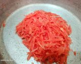 A picture of step 1 of Gajar ki kheer.