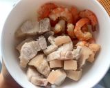 Hình bước làm 2 của món Gỏi càng cua tôm thịt