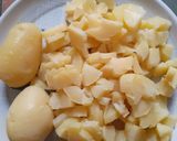 A picture of step 1 of Poori chat.