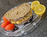 A picture of step 8 of Chickpea and Tomato Sandwich with Oregano (Vegan Sandwich).