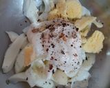 A picture of step 1 of Grilled Cheese Sandwich with Egg & Vegetables.