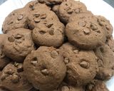 Foto langkah ke 8 dari resep Chocochips Chocolate Cookies ❤️.