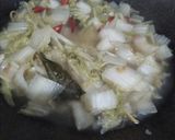 Foto langkah ke 4 dari resep Tumis Sawi Putih Tabur Teri Medan.