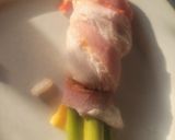 A picture of step 3 of Cheesy Bacon-Wrapped Asparagus Twisters.