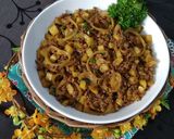 Foto langkah ke 3 dari resep Tumis Kentang Daging Sapi Giling.