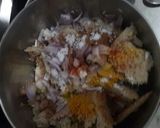 A picture of step 1 of Upma cutlets.