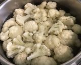 Une image de l'étape 4 de Chou fleur au philadelphia, épices et basilic.