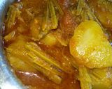 सहजन की सब्जी (sahjan ki sabzi recipe in Hindi) रेसिपी चरण 3 फोटो