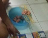 Foto langkah ke 1 dari resep Sphagetti Tusuk Sosis.