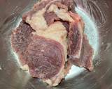 เนื้อย่างหมักด้วยผงสำเร็จรูป อบด้วยหม้อทอดไร้น้ำมัน วิธีทำสูตร 2 รูป