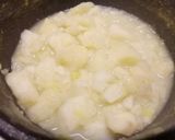 A picture of step 2 of Dairy free leek and potato mash - and it's creamy!.