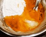 A picture of step 2 of Dalgona Coffee Cake.