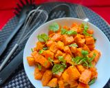 સ્વીટ પોટેટો સ્ટર ફ્રાય(Sweet potato stir fry recipe in Gujarati) રેસીપી સ્ટેપ5ફોટો