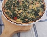 Foto del paso 5 de la receta: Quiche de Pollo Espinaca