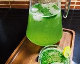 A picture of step 4 of Mint Lime Soda 🥤🥤.