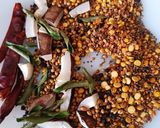 A picture of step 2 of Sambar masala (homemade).