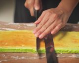 Foto langkah ke 9 dari resep Lapis Legit Tikar.