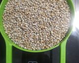 A picture of step 1 of Bajra Khichdi.