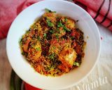 A picture of step 5 of Masala pav.