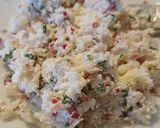 Une image de l'étape 2 de Champignon farcie au riz et chèvre frais.