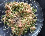 A picture of step 5 of Rice Roulade with mixed vegetables.