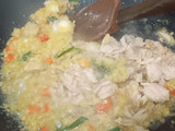 Tumis Bunga Pepaya Tuna Kalengan