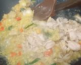 Foto langkah ke 2 dari resep Tumis Bunga Pepaya Tuna Kalengan.