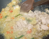 Foto langkah ke 2 dari resep Tumis Bunga Pepaya Tuna Kalengan.