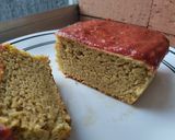 Foto del paso 7 de la receta: Torta 🍰vegana de banana🤪 con dulce de guayaba🍯🍌🍊
