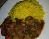 A picture of step 4 of Tumeric rice#festivecontest nairobieast#authormarathon.